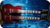 Burny EDS-1275 Double Neck SG-Cherry