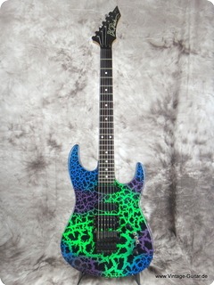 Bc Rich Gunslinger St3 Green Cracle Finish