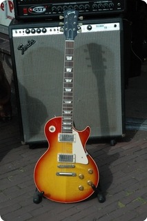 Gibson (custom Shop) 1958 Les Paul Reissue Washed Cherry Sunburst Top, 