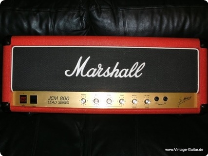 Marshall Jcm 800 Full Stack 1985 Red