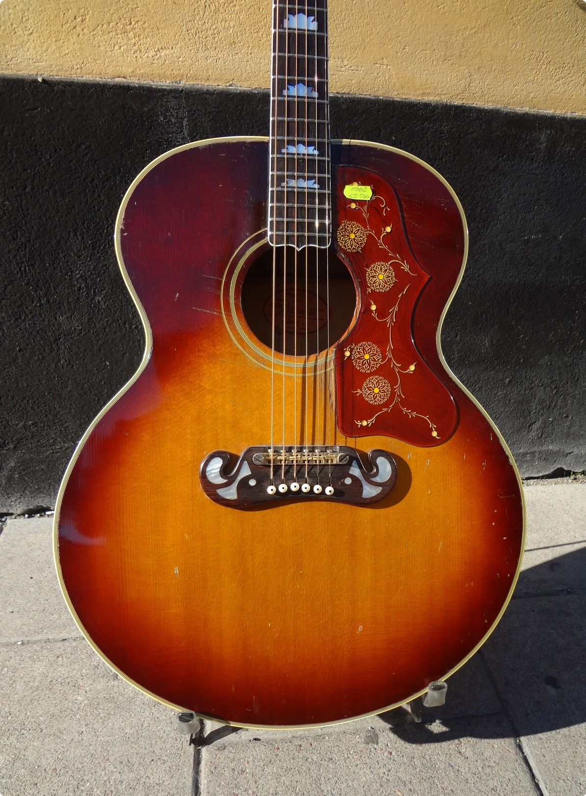 Gibson J 200 1962 Sunburst Guitar For Sale Halkans Rockhouse