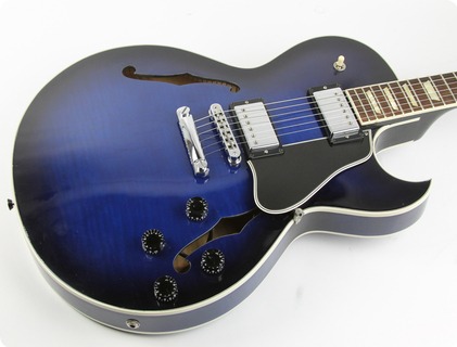 Gibson Es137c 2007 Blue Burst