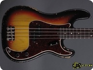 Fender Precision P bass 1966 3 tone Sunburst