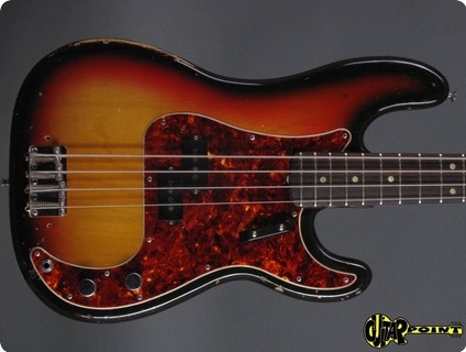 Fender Precision P Bass 1971 3 Tone Sunburst