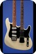 Fender Custom-Shop Double-Neck Telecaster/12 String (Fred Stuart) (#1282) 1992-See-through Blond With Blueish Grain