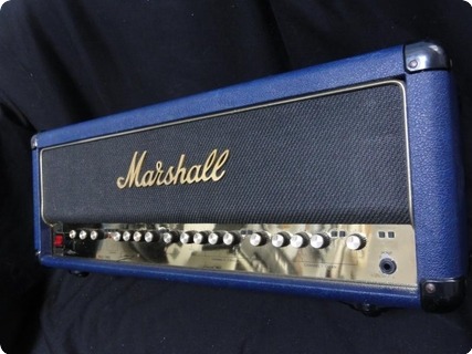 Drums For Sale >> Marshall 6100 LE 30th Anniversary Head Brass Logo 1992 Blue Amp For Sale RJV Guitars Drums For Sale >> Marshall 6100 LE 30th Anniversary Head Brass Logo 1992 Blue Amp For Sale RJV Guitars
