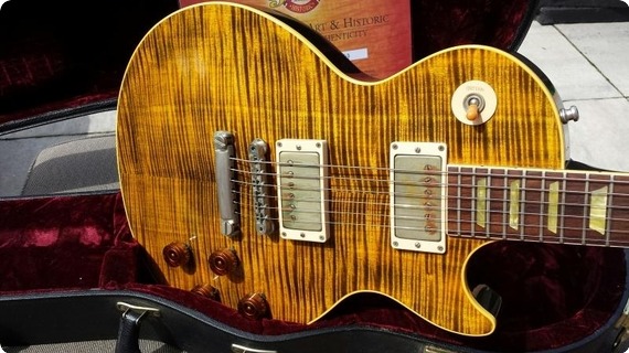 Gibson Les Paul Standard Joe Perry Boneyard Early Serial# 147 Collectable! Coa 2005 Green Tiger