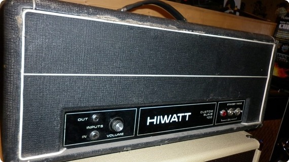 Hiwatt Custom Slave 100 1974 Black