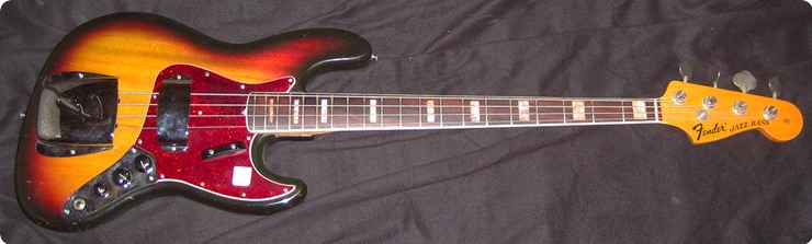 Fender Jazz Bass   Mahogany Body 1969 Suburst