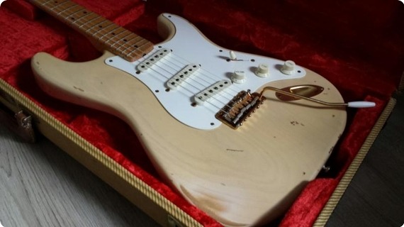 Fender Stratocaster 1956 Relic Cunetto John Cruz 1995 Blonde Mary Kaye