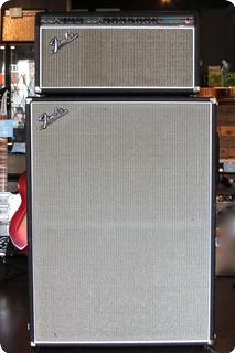 Fender Bandmaster Reverb Head W/ Matching 2x12 Cab 1969 Silverface