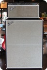 Fender Bandmaster Reverb Head W Matching 2x12 Cab 1969 Silverface