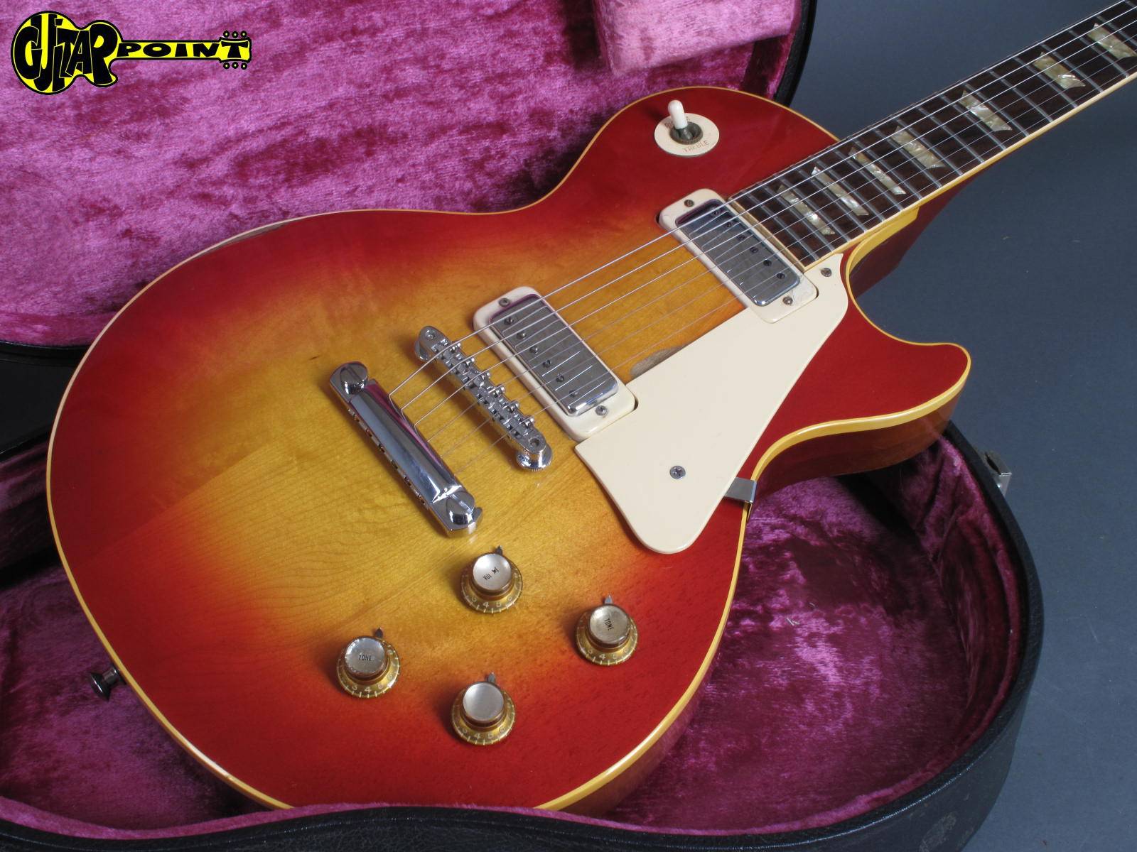 1972 gibson les paul deluxe cherry sunburst 2007