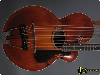 Gibson Style   U / Harp Guitar 1920 Sunburst