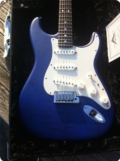 Fender Custom Shop Stratocaster 2014 Cobalt Blue Transparant   Satin