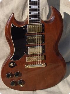 Gibson Sg Custom Lefty 1974 Walnut