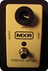 Dunlop MXR M 133 Micro Amp Pedal 1410 Off White With Black Dial