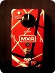 Dunlop MXR Eddie Van Halen Phase 90 Pedal 1411 Red With Black And White Graphic Lines