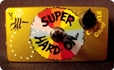 ZVEX Effects Super Hard On Pedal 1419 Gold Sparkle With Painted Details