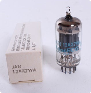 Jan Philips Ecg Or General Electric 12ax7wa Nos Tube 1987