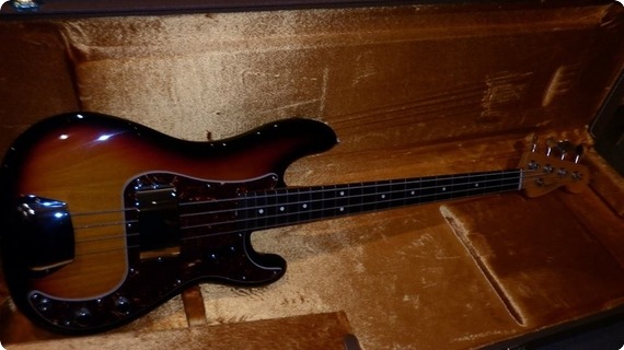 Fender American Vintage '62 Precision Bass Sunburst