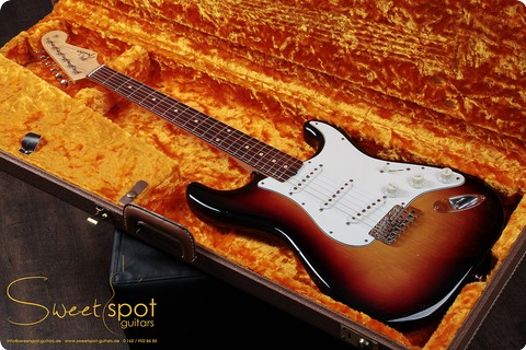 Fender 1960 Stratocaster Custom Shop Strat Sunburst Relic Cs ´60 Limited 1998 3 Tone Sunburst