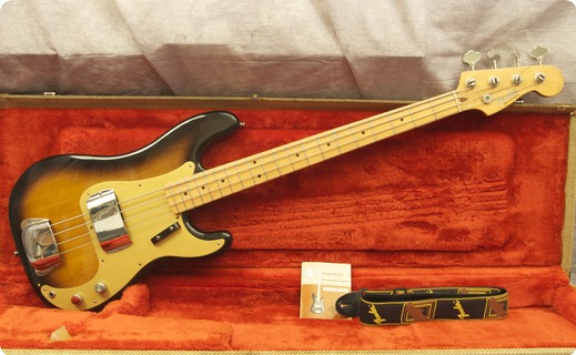 Fender 57 Reissue Precision 1982 2 Tone Burst 