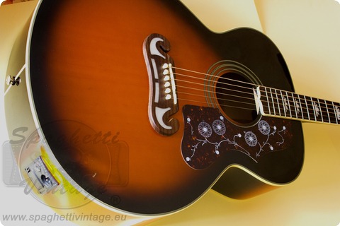 Epiphone Ej 200 Non Cutaway First Model Non Cutaway Amplified With Lc 5 Ej200 Hardcase Included 2010 Sunburst