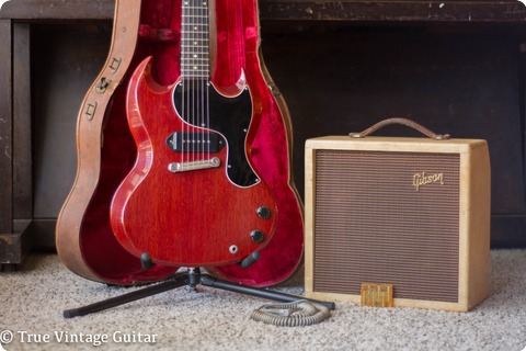 Gibson Les Paul Jr And Skylark Amp 1961 Cherry