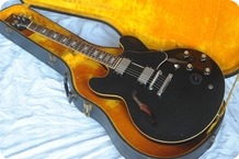 Gibson ES 335 RARE Factory Black 1968 Black