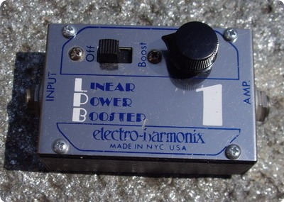 Electro Harmonix Linear Power Booster  1970 Metal Box