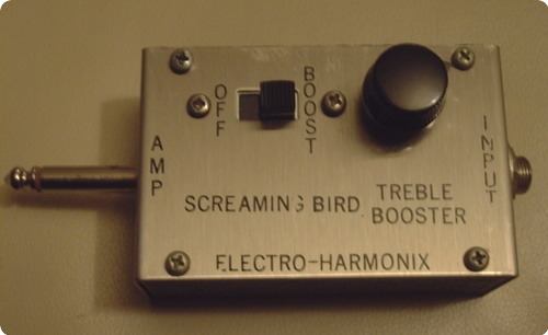Electro Harmonix  	Screaming Bird Treeble Booster 1970 Metal Box
