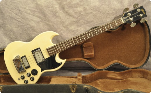 Gibson Eb3 1974 White 