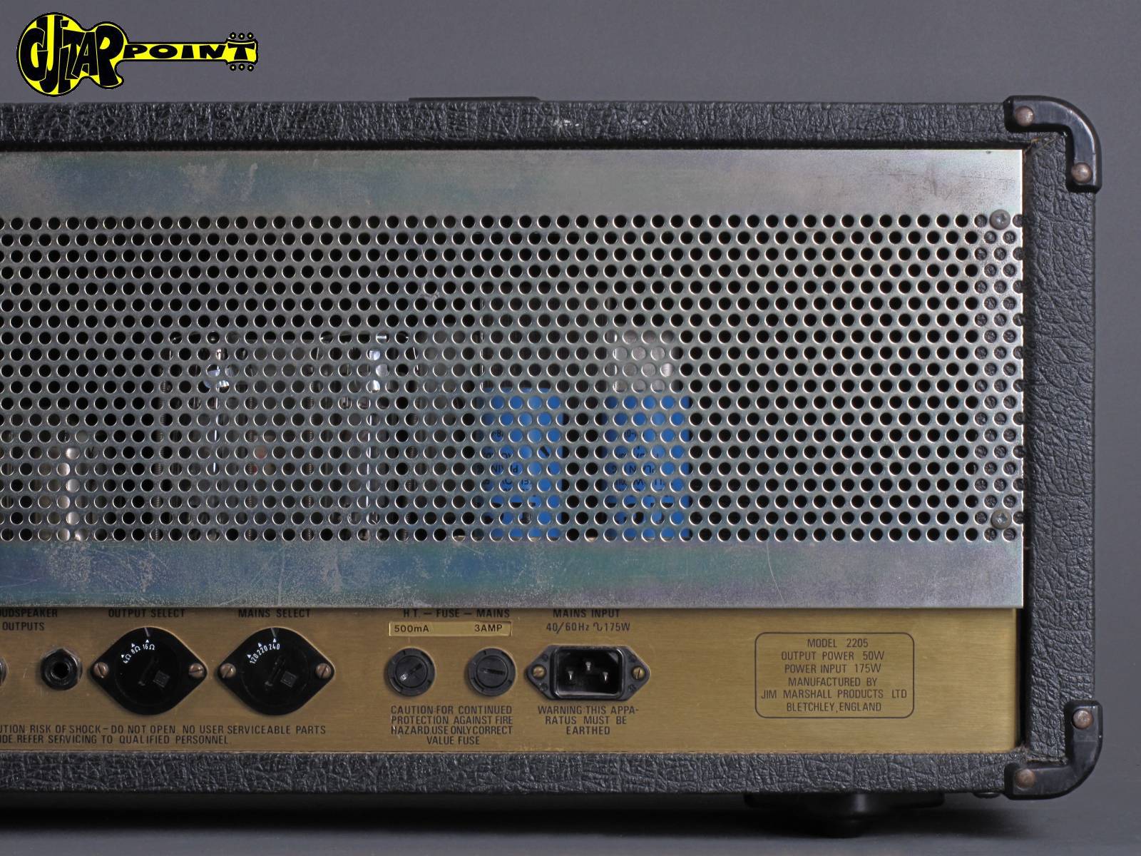 Marshall Jcm 800 2205 50 Watt 1988 Black Levant Amp For Sale