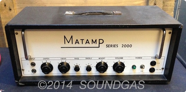 Matamp Series 2000 Bass Head 1964