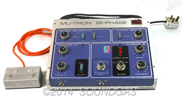 Musitronics Mu Tron Biphase & Custom Footswitch / Mutron