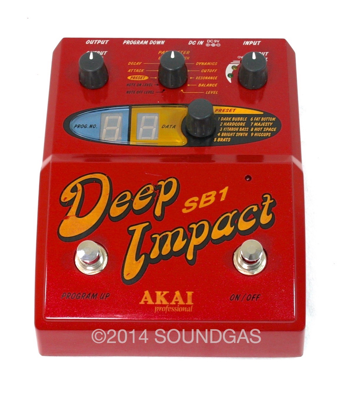 Akai Deep Impact SB1 Bass Synthesizer 1990's Effect For Sale Soundgas Ltd