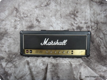 Marshall Jcm 800 Model 1992, Super Bass Series Mk Ii 1983 Black