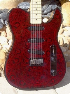 Fender Telecaster James Burton Reissue 1989 Red Paisley