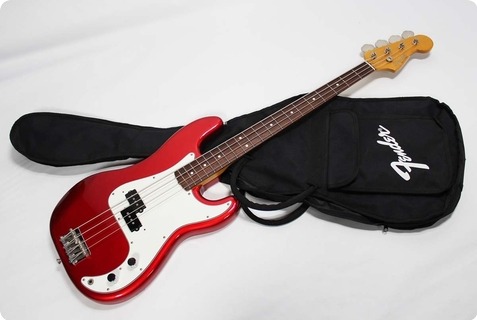 Fender Japan Precision Bass `62 Candy Apple Red Finish (ocr)