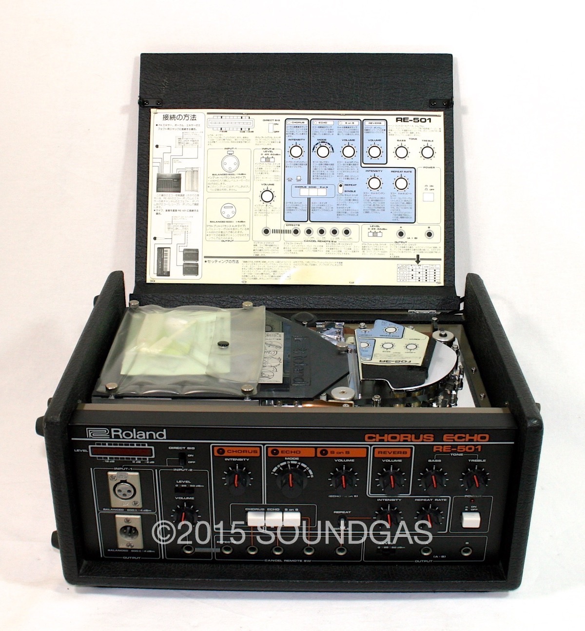 Roland RE 501 Chorus Echo 1970's Effect For Sale Soundgas Ltd