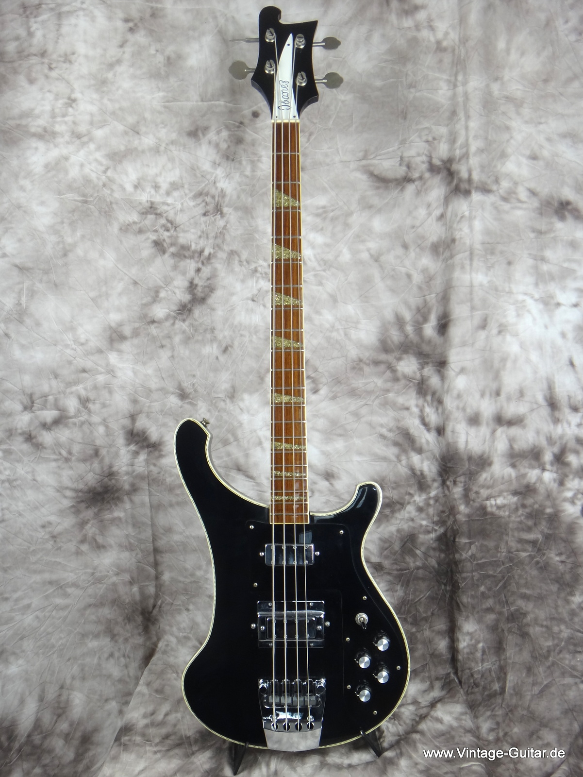 Ibanez Model 2338 Rickenbacker 4001 Copy 1970's Black Bass For Sale Vintage  Guitar Oldenburg