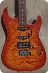 Tom Anderson-Hollow Drop Top-2015-Fire Burst Flam Top