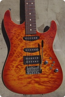 Tom Anderson Hollow Drop Top 2015 Fire Burst Flam Top