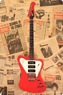 Gibson Firebird Iii 1965 Ember Red