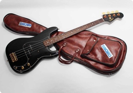 Tokai Hard Puncher 1980's All Black Bass For Sale Rickguitars