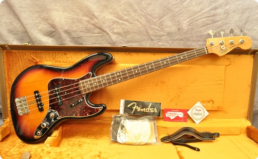 Fender American Vintage 62 Jazz 2001 Sunburst Bass For Sale Andy