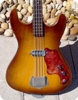 Kay old Kraftsman 5935 Deluxe Solid Body Bass 1963 Ice Tea Burst