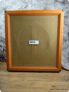 Orange Bass Cabinet 18 Inch Orange