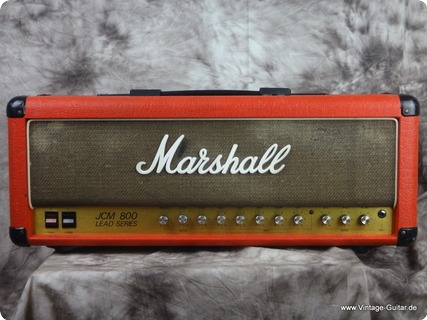 Marshall Jcm 800 Halfstack 1986 Red